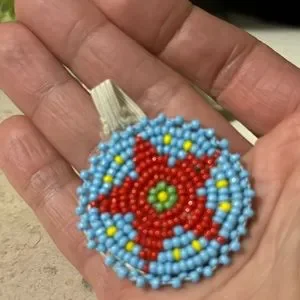 Vintage | Accessories | Gorgeous Beaded Hair Tieseed 